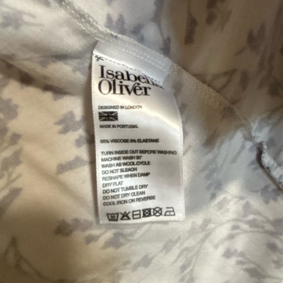 Isabella Oliver Lullah Floral Wrap Maternity Dress | Size 4 - Picture 8 of 11